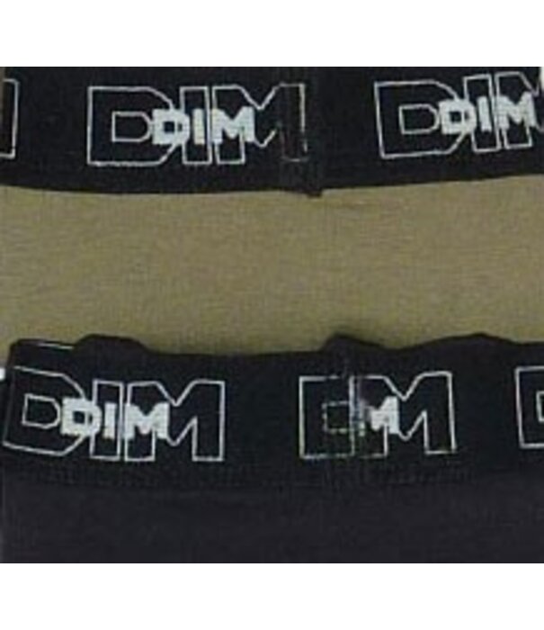 Dim   tweedelig RealCool Cotton slipset mt M kleur zwart & Kaki