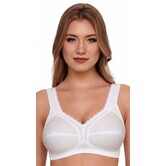 Susa Topsy Plus Faja katoenen Bh zonder beugel basis kleur wit of cappuccino