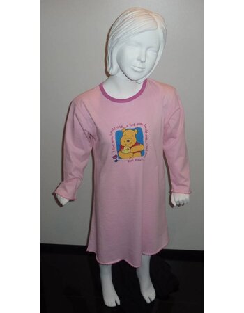 Disney Winnie de Pooh katoenen meisjes nachtjurkje kleur roze