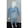 Lunatex  Carisa velours meisjes pyjama kleur zalm mt 98 of blue mt 98 of 116