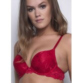 After Eden Anna multiway gel‑bh met lichte gelvulling en beugel van gerecyclede stof in kleur rood