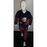 velours peuter pyjama & pluche zwaard, marine mt 92