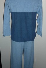 Pastunette  Delmy badstof pyjama/huispak kleur blauw mt S & M