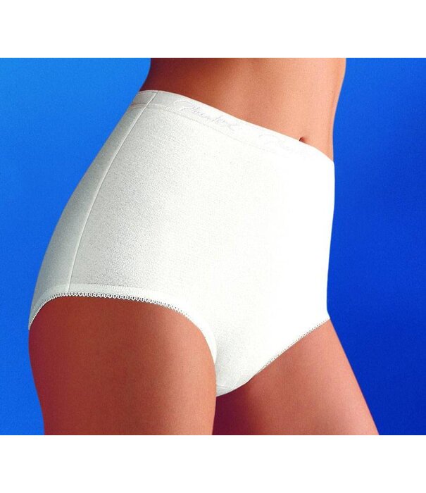 Playtex Playtex Cotton Stretch maxislipset actie 3 halen 2 betalen basis kleur wit mt S