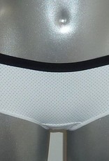 Dim   tweedelig microfaser boxershortset kleur wit & zwart met stip printje