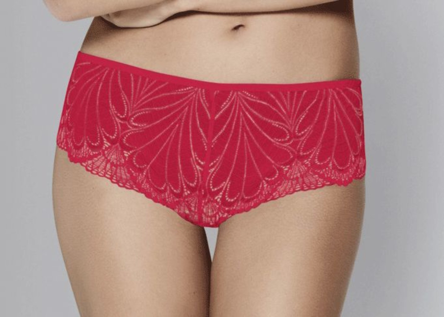 Wonderbra Glamorous Lace hipster kleur zwart of rood