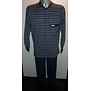 Lunatex  Quinn single jersey heren pyjama marineblauw gestreept mt L