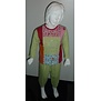 Chanty katoenen meisjes pyjama patchwork lime of oranje mt 92 tm 128