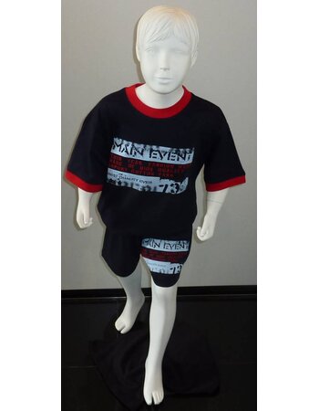 Pastunette  katoenen jongens shortama serie Flyn