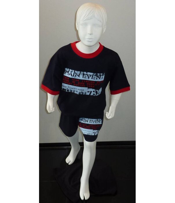 Pastunette  katoenen jongens shortama serie Flyn