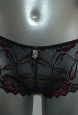 After Eden After Eden Tempting heupboxer kleur zwart met rood ingeweven borduursel maat L