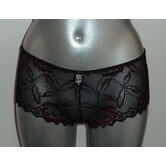 After Eden Tempting heupboxer kleur zwart met rood ingeweven borduursel maat L