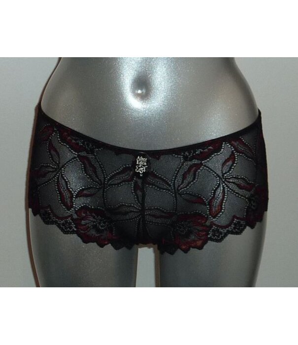 After Eden After Eden Tempting heupboxer kleur zwart met rood ingeweven borduursel maat L