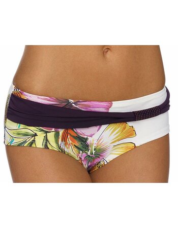 Belize Short kleur wit met print mt 40