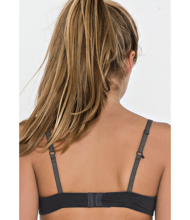 Boobs & Bloomers Boobs & Bloomers Anny katoenen Bh zonder beugel kleur grijs