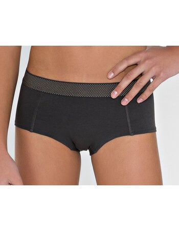 Boobs & Bloomers Anny katoenen boxer kleur grijs