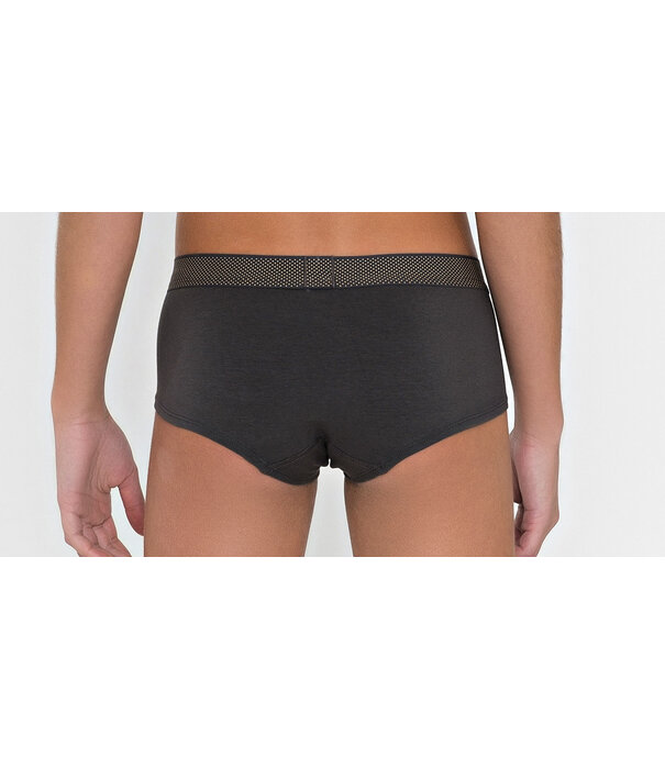 Boobs & Bloomers Boobs & Bloomers Anny katoenen boxer kleur grijs