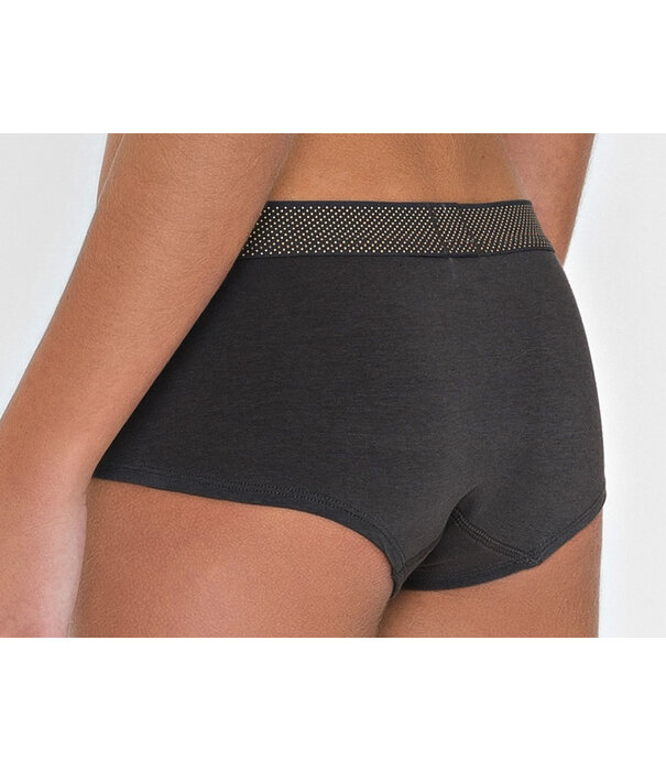 Boobs & Bloomers Boobs & Bloomers Anny katoenen boxer kleur grijs