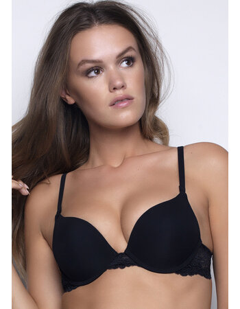 After Eden Sensitive Two Way Boost Lace Bh met lichte gelcup kleur wit, zwart en poudre