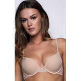 After Eden  Sensitive Two Way Boost Lace Bh met lichte gelcup kleur wit, zwart en poudre