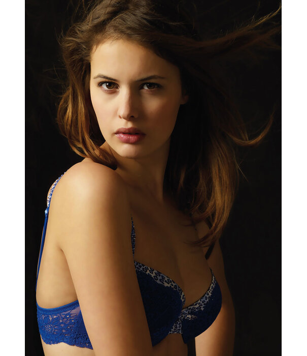 After Eden  Zari Bh met licht voorgevormde cup & onderpadding mt B85 of C70, kleur kobaltblauw