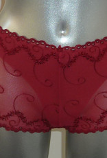 Duet  Farina boxer met ingewerkte string kleur rood