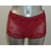 Farina boxer met ingewerkte string kleur rood