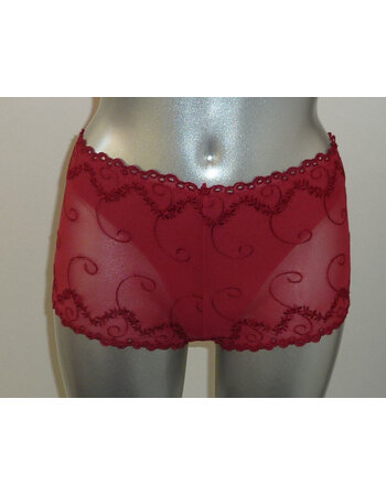 Farina boxer met ingewerkte string kleur rood