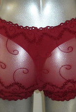 Duet  Farina boxer met ingewerkte string kleur rood