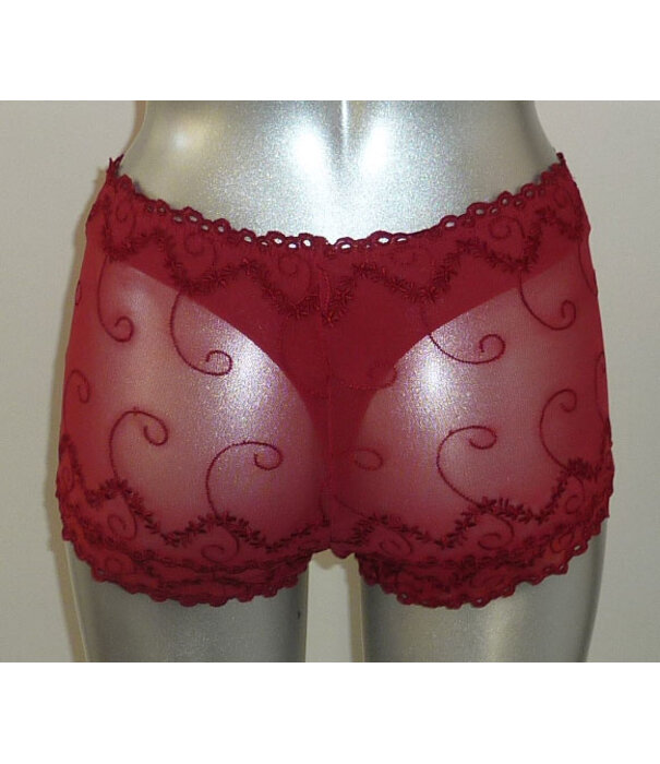 Duet Duet Farina boxer met ingewerkte string kleur rood