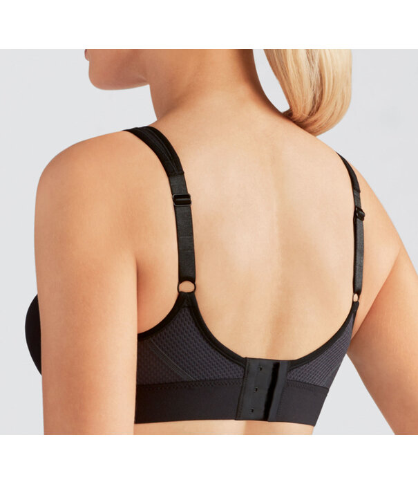Amoena  Nova Power prothese SportBh zonder beugel medium Support kleur zwart