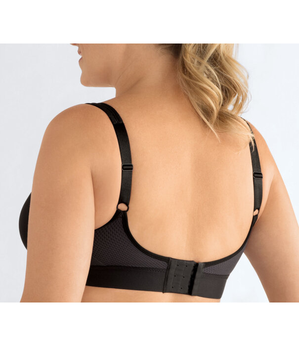 Amoena  Nova Power prothese SportBh zonder beugel medium Support kleur zwart