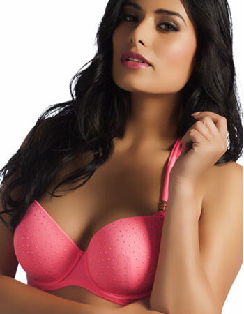 Sapph Ipanema halter bikinitop met beugel & voorgevormde cup – Grapefruit