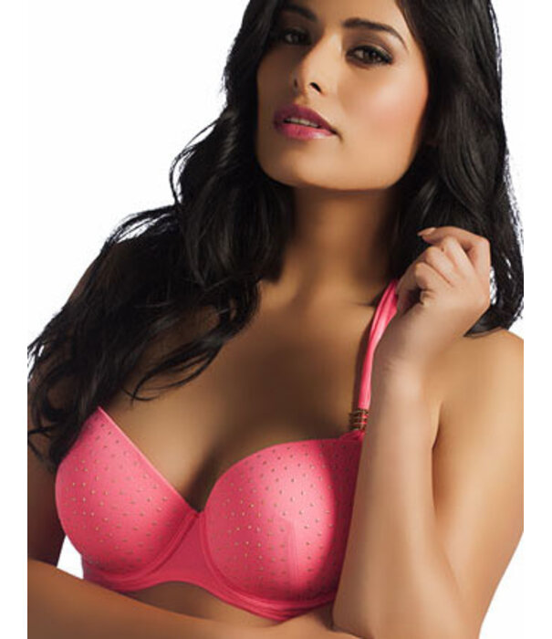 Sapph  Ipanema Bikinitop met beugel & voorvorm kleur grapefruit