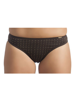 Sapph Sapph Beach Ipanema bikinislip kleur bruin de maat XL