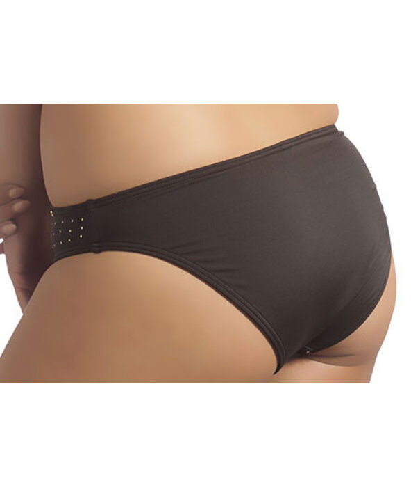 Sapph Sapph Beach Ipanema bikinislip kleur  bruin de maat XL