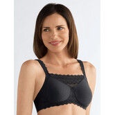 Amoena Dana Hooggesloten Prothese Bh zonder Beugel – Comfortabel en Mooi in Wit & Zwart