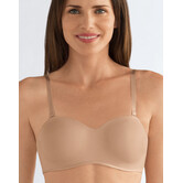 Amoena Barbara strapless/multiway prothese BH met beugel in zachte sandkleur