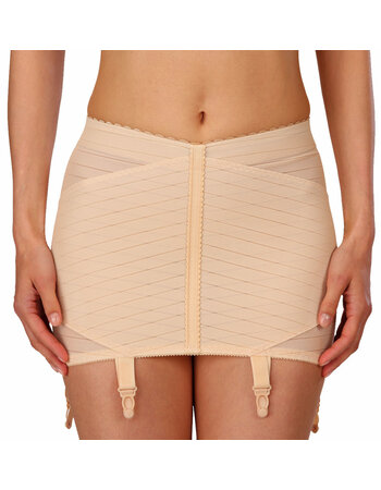 Naturana Step-Inn met vaste jarretel- lusjes kleur huid