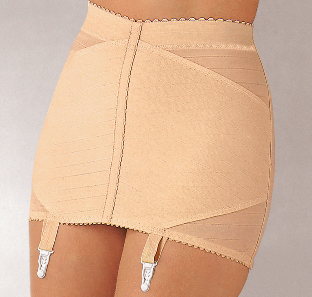 Naturana Naturana Step-Inn met vaste jarretel- lusjes kleur huid