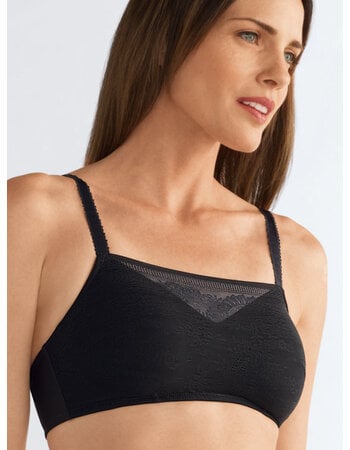 Amber prothese Bh zonder beugel & voorgevormde cup kleur zwart