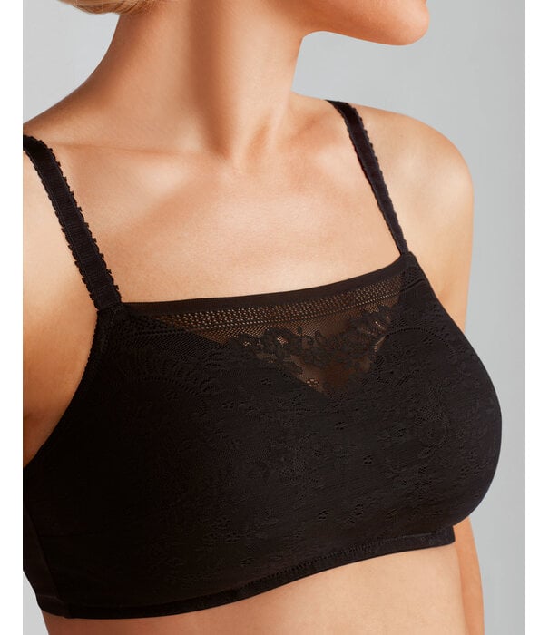 Amoena  Amoena  Amber prothese Bh zonder beugel & voorgevormde cup kleur zwart