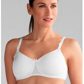 Amoena Bianca prothese Bh met beugel & licht voorgevormde spacercups kleur wit