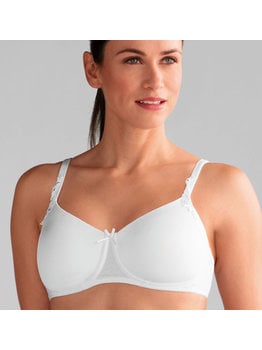 Amoena lingerie Bianca prothese Bh met beugel & licht voorgevormde spacercups kleur wit