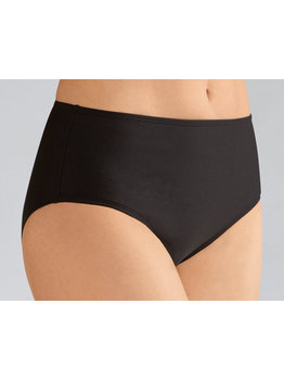 Amoena lingerie Cayman hoge chloorbestendige bikinislip kleur zwart