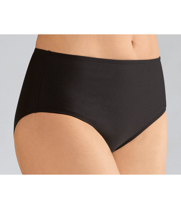 Amoena   Cayman hoge chloorbestendige bikinislip kleur zwart