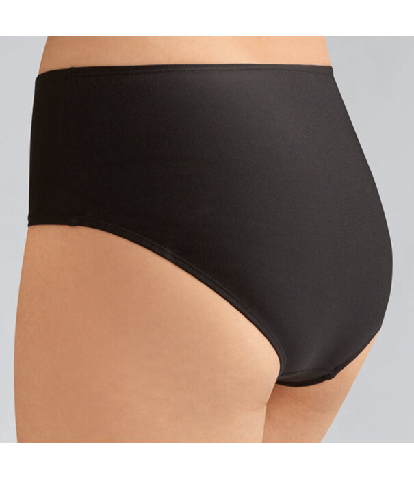 Amoena   Cayman hoge chloorbestendige bikinislip kleur zwart