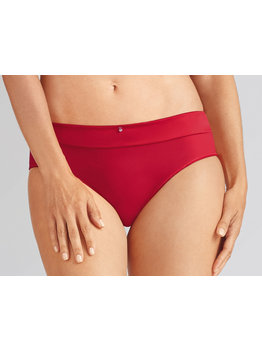 Amoena lingerie Lara Satin slip kleur terracotta of rood