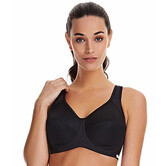 Core sport Bh met beugel kleur zwart, wit of huid