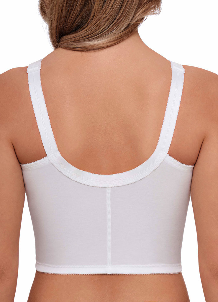 Susa Susa Classic BH zonder Beugel – Met Maagband & Voorsluiting – Wit, Huidkleur & Zwart